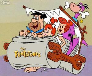 Puzzle Το Flintstones του οχήματος